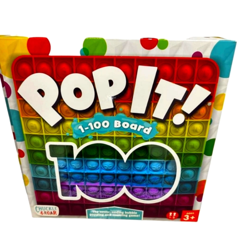 Pop It! 1-100 Board Game